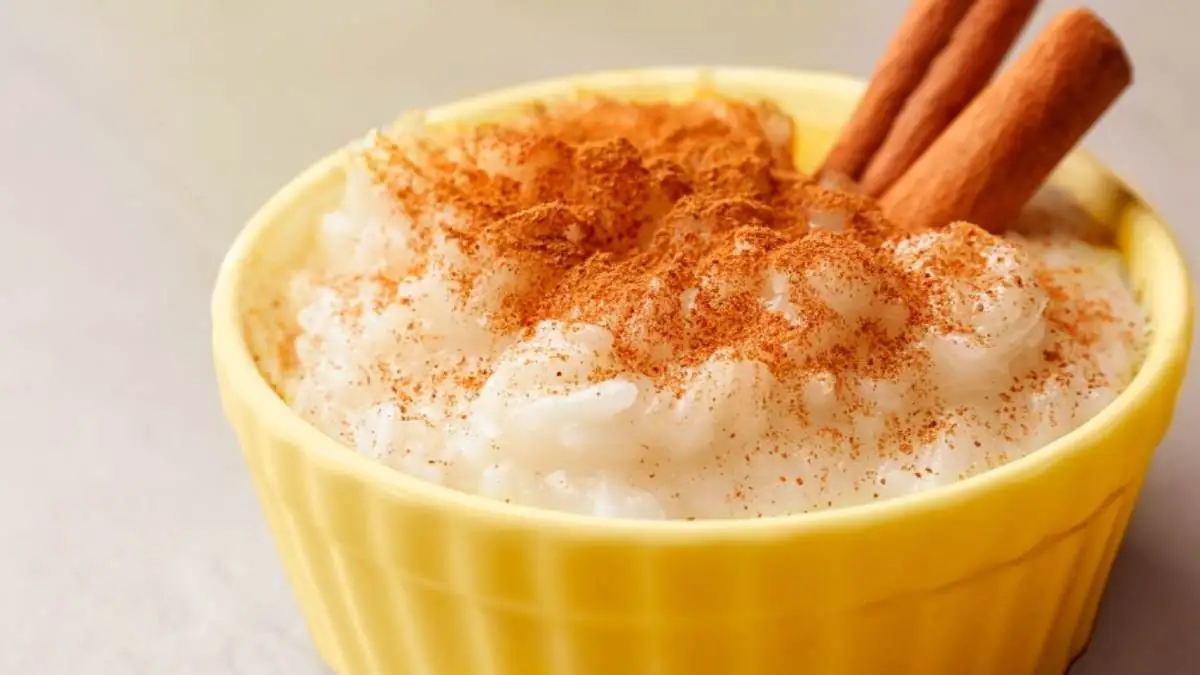 Arroz Doce Cremoso de Canela